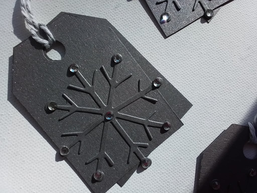 Christmas gift tags. Set of 5 gift tags. Ref 173