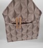 Peg bag pink lilac geometric clip on, free UK delivery.  - Image 2