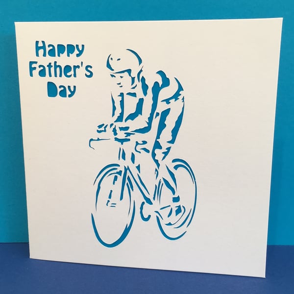 Father's Day Card - Cycling, Cyclist