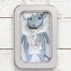Mouse, little winter mouse, mouse picture, gift, ornament