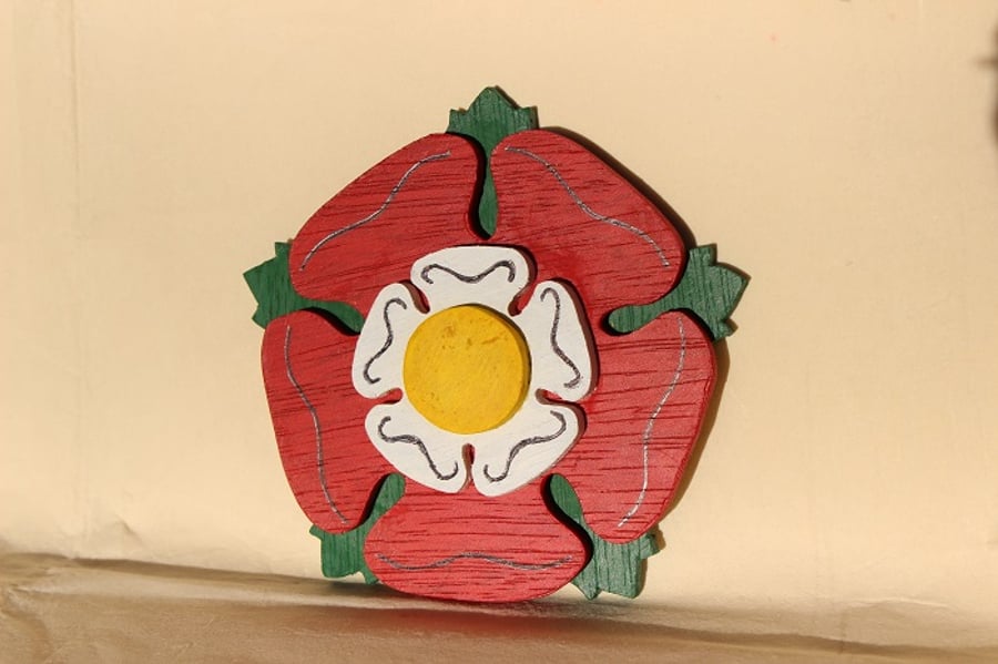Tudor Rose Fridge Magnet