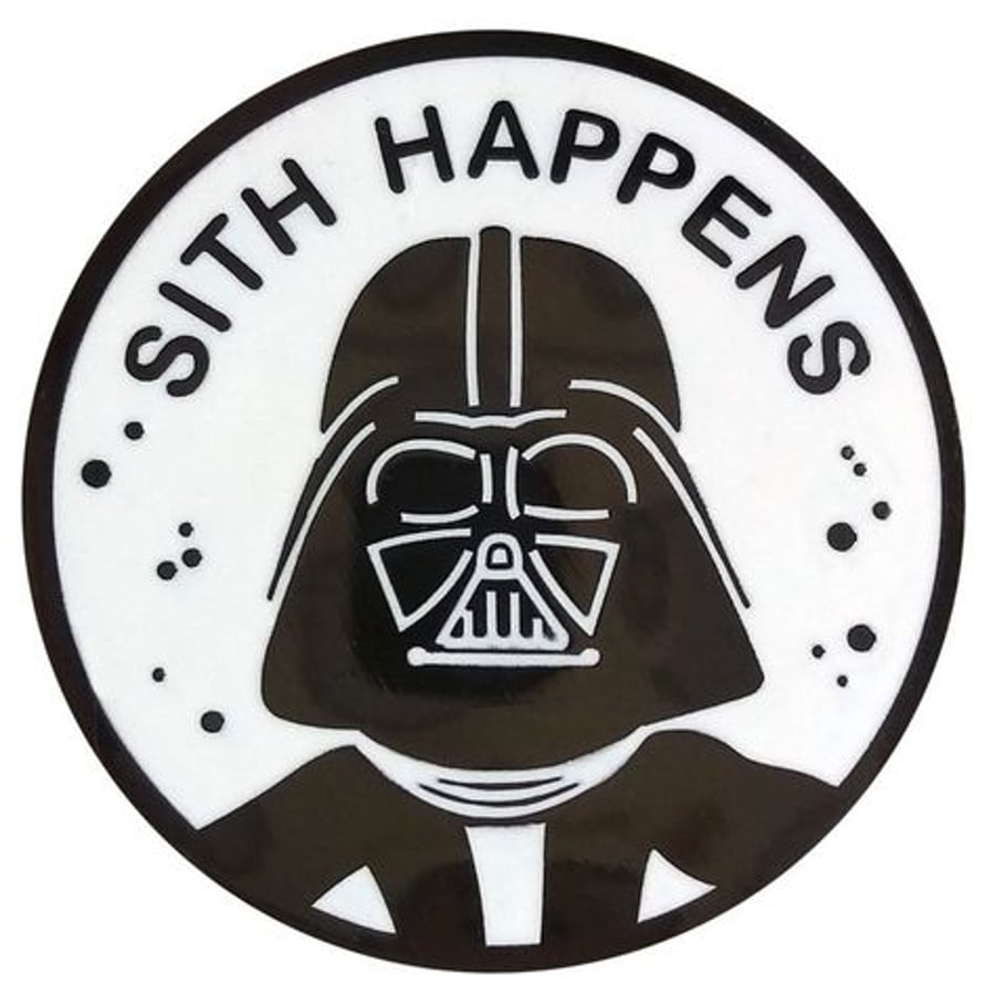 Darth Vader Sith Happens Funny Fridge Magnet