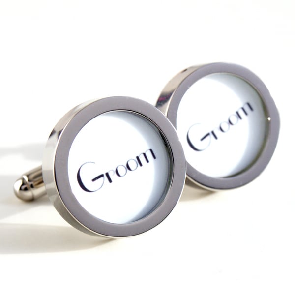 Groom Cufflinks 1920s Art Deco Style