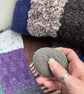 Starfish under the waves and sea abstract hand painted paperweight  - Image 5