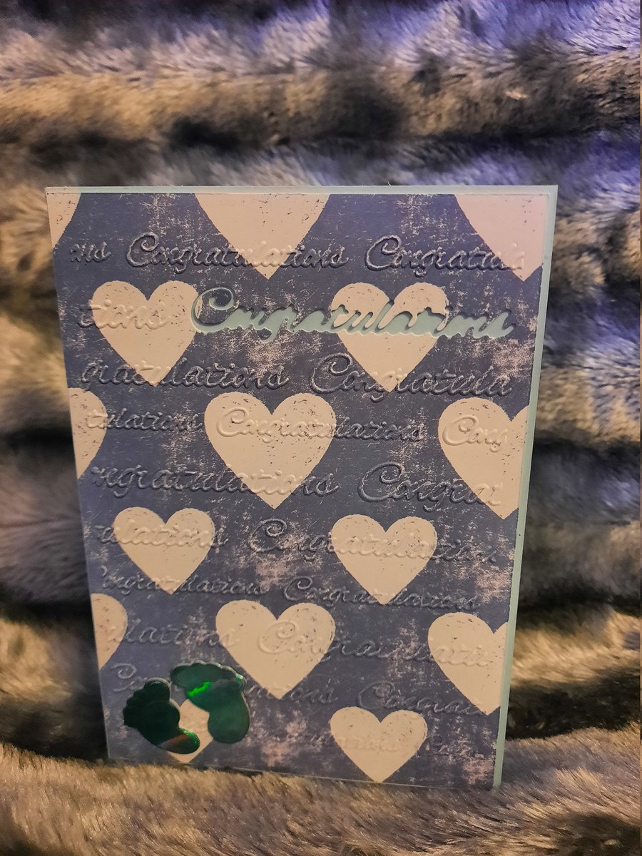 Baby Boy Welcome Card 