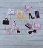 girl boss Cake Topper, new job cake, fancy Cake Topper, Chanel Cake Topper, chic - Image 4