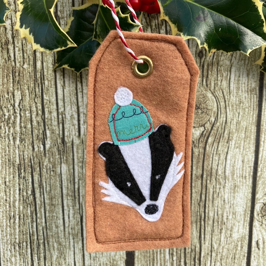 Christmas decoration - Badger