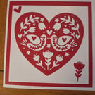 Handmade Valentine's Card