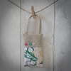 Vintage Embroidered Lavender Bag 