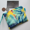 Summer Seconds Printed Velour  Coin Purse