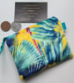 SALE Printed Velour  Coin Purse