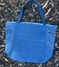 Scenic appliqué denim tote bag - Upcycled wranglers  - Image 2