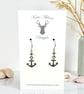 Charm Earrings - Anchor 