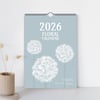2026 Floral Wall Calendar – Hand-Illustrated Botanical Designs