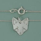 Petite Sterling Silver Fox Pendant – Wisdom & Intuition Jewellery