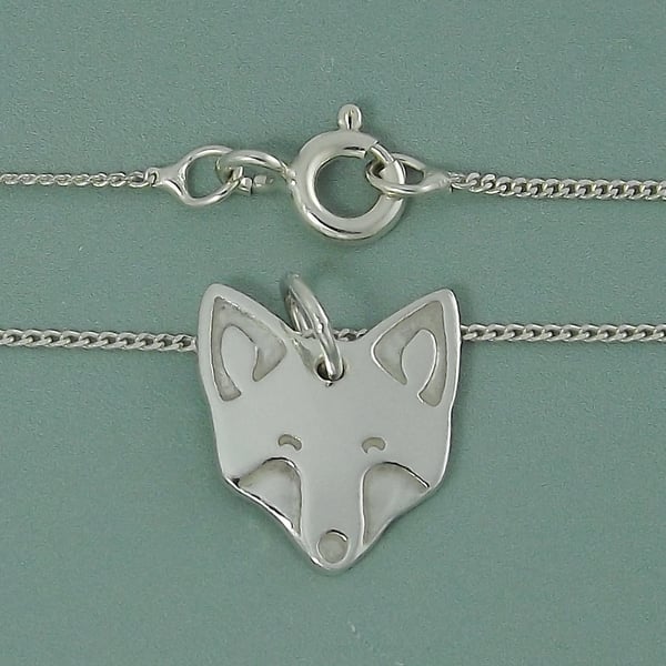 Petite Sterling Silver Fox Pendant – Wisdom & Intuition Jewellery