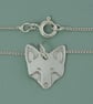 Petite Sterling Silver Fox Pendant – Wisdom & Intuition Jewellery