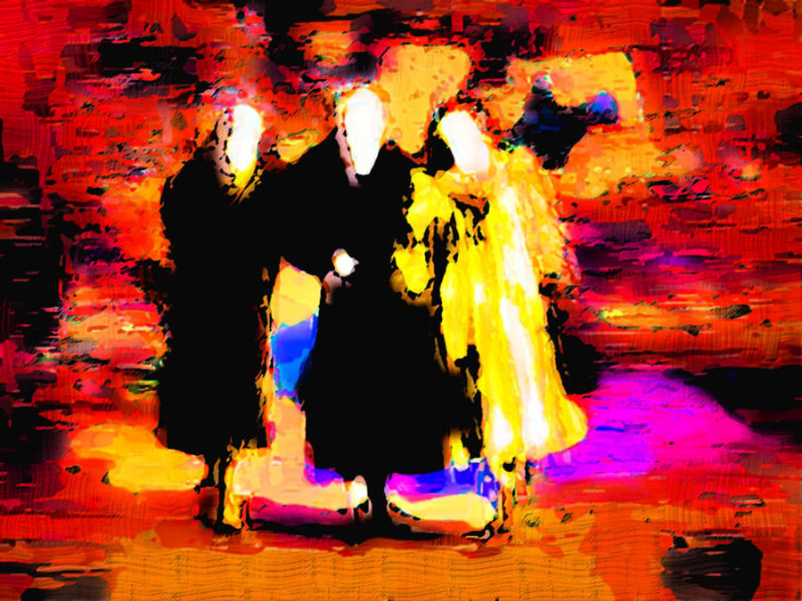 The Moirae or Fates - limited edition digital print