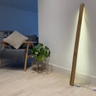 Nordic style freestanding oak floorlamp