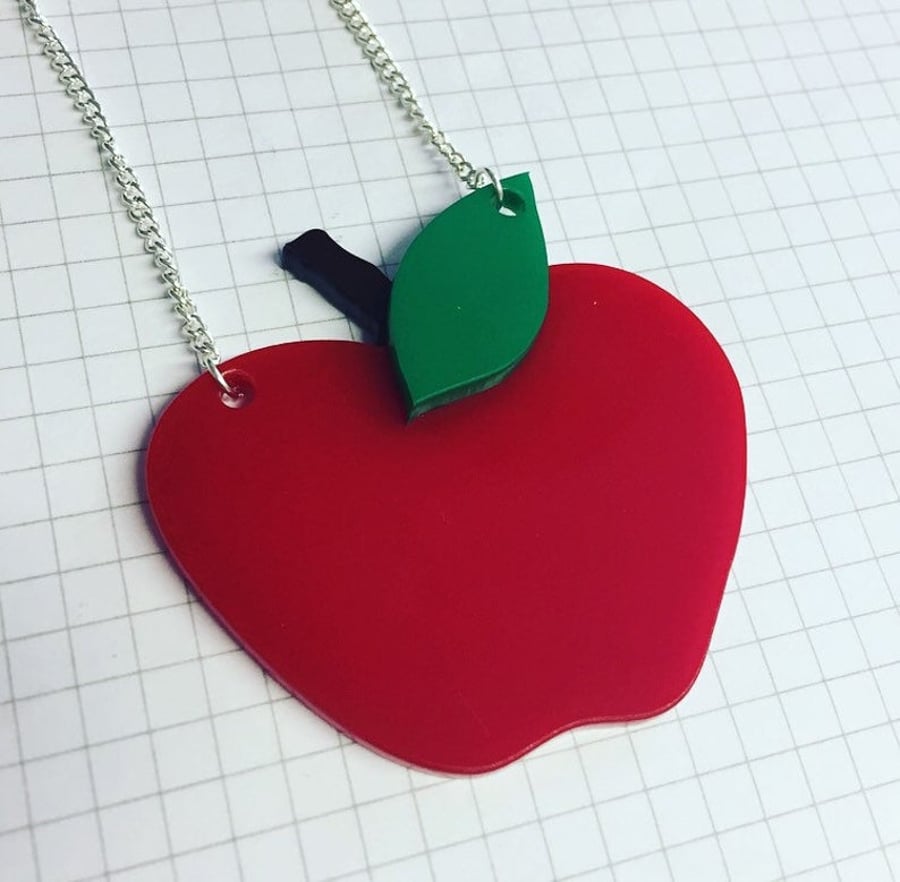 Red Apple Necklace