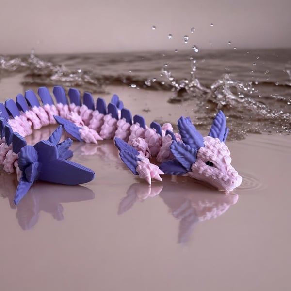 Axolotl Dragon Fidget Dragon Articulated Desk Ornament