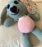 Sage and Blush Clothears Puppy