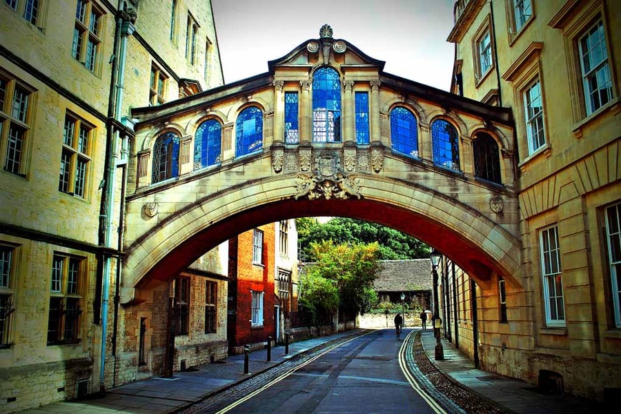 Hertford Bridge Of Sighs Oxford Photograph Print
