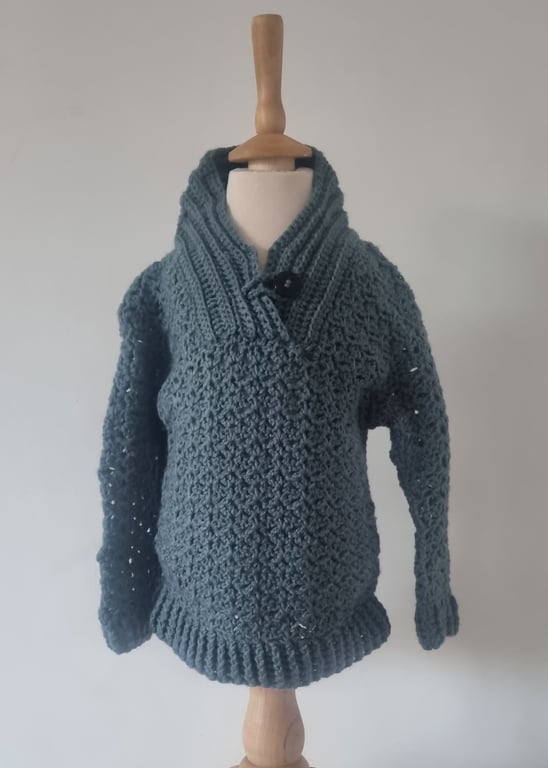 Boys crochet jumper