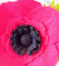 Handmade Felt Poppy Brooch: Floral Coat Pin - Image 6