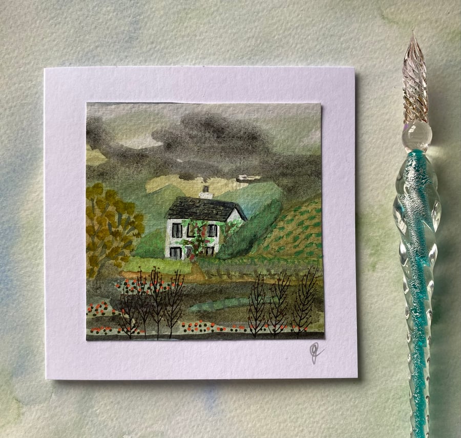 Hand made countryside card