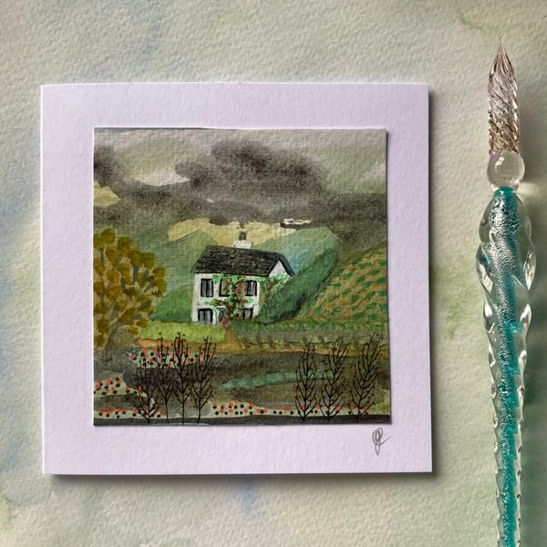 Hand made countryside card