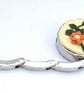 Handcrafted Peach floral Bag Hanger - Image 2