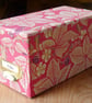 William Morris CD Storage Box: Handmade Bramble Red Keepsake - Image 2