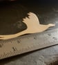 Flying Pheasant Silhouette Necklace Pendant - Image 4