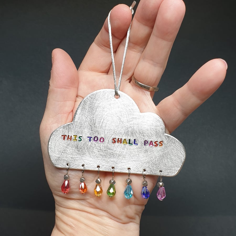 Personalisable Cheery Cloud Hanging Decoration