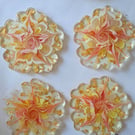 Flower Bloom Coaster set of 4