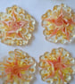 Flower Bloom Coaster set of 4