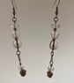 Cassie - celestial clear and gold earrings - Image 2