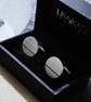 Cufflinks for Him - Mens Gift - Groom Cuff links - Circle 18mm Cufflnk Gifts