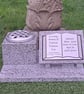 Memorial Grave Stone Marker Personalised Granite Cemetery Headstone  Plaque  - Image 2