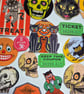 Vintage Halloween Spooky Junk Journal Kit, Die Cut Ephemera.