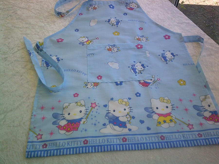 Childs Apron with Hello Kitty