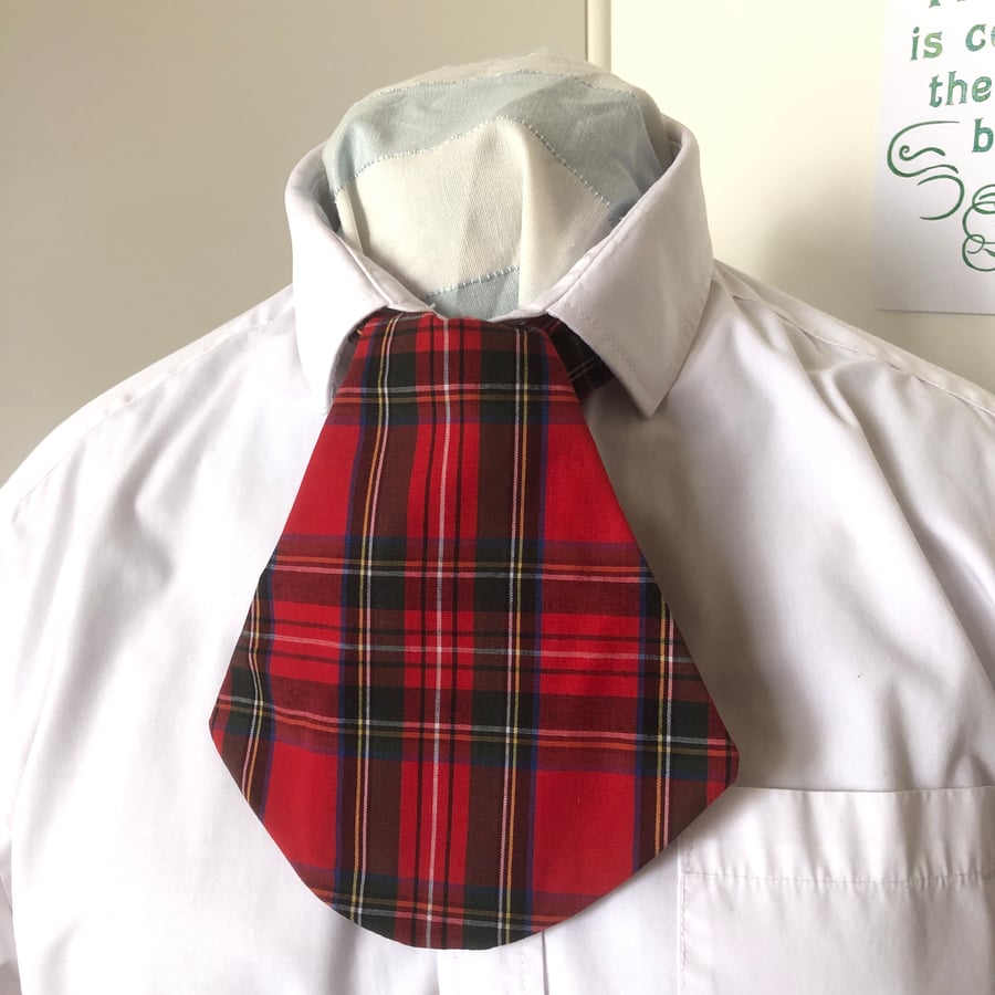 Cravat Tie Tartan Alternative Rockabilly Vintage Style Hair Accessory