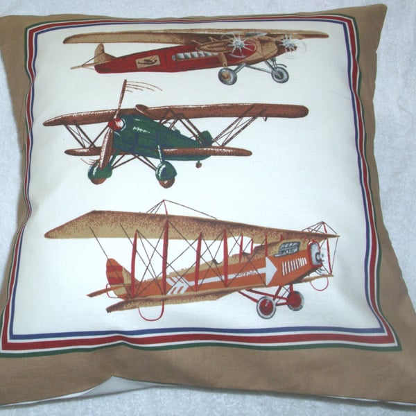 Planes of the early 1900s cushion A