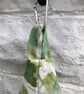 Green Cotton Peg Bag, Trees Canvas Fabric Lined Wigwam Peg Storage Bag - Image 4
