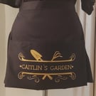 Personalised Gardening Apron handmade fabric apron 2 pockets great present Mothe
