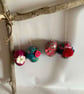 4 Easter hand decorated wooden eggs - Image 1