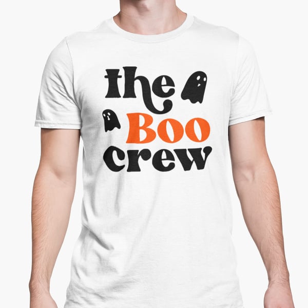 The BOO Crew T Shirt  Funny Halloween themed T Shirt