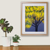 'Laburnum Bloom' original screen print