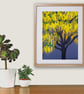 'Laburnum Bloom' original screen print - Image 1